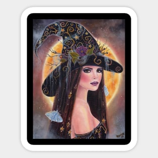 Philomena Witch By Renee Lavoie Sticker